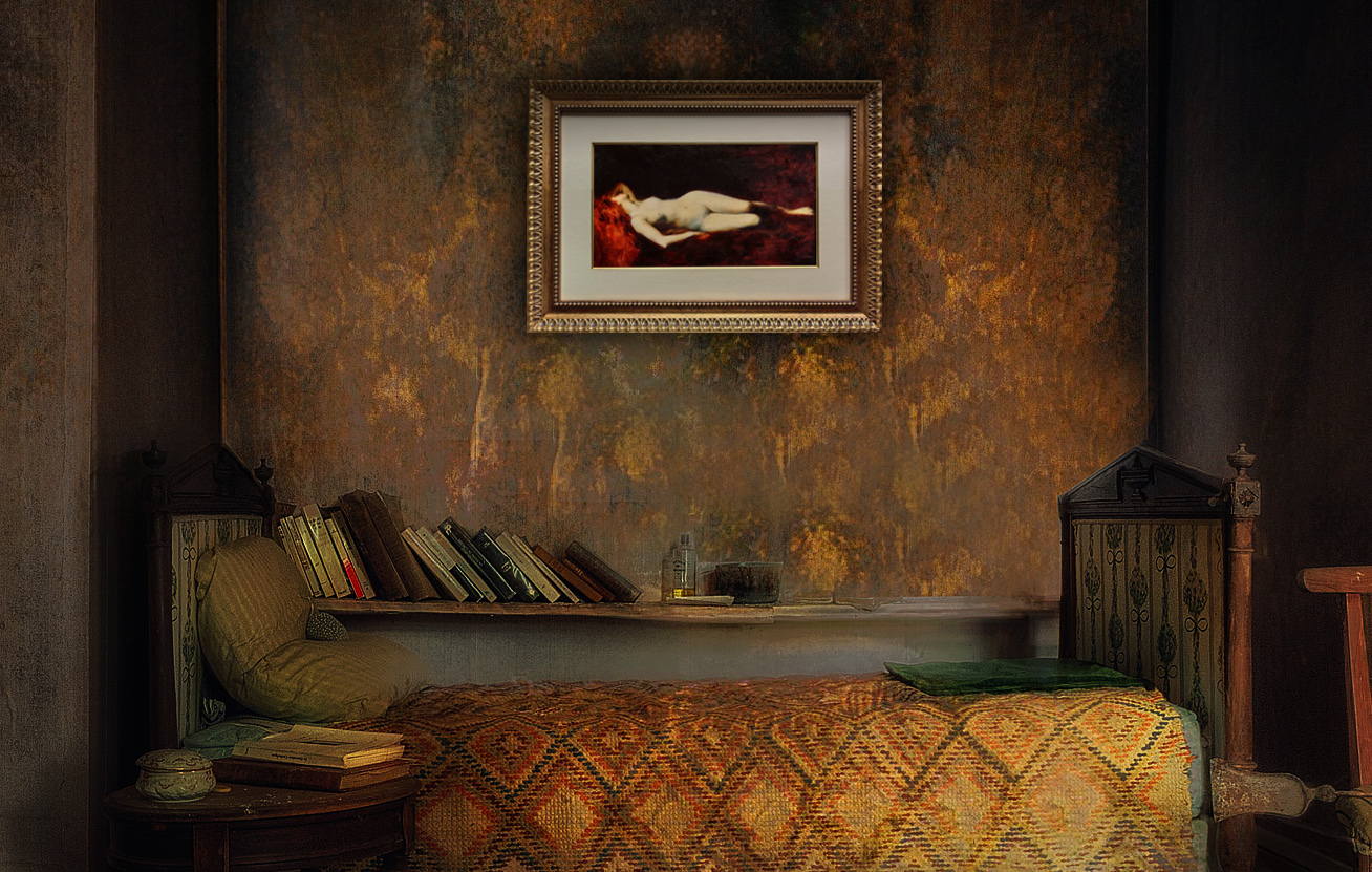 Jean-Jacques Henner (1829-1905), Śpiąca (attr)